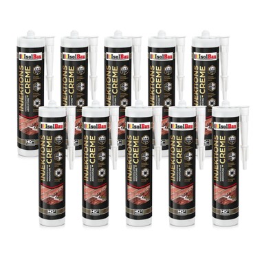 ISOLBAU Injekcijska krema Injectioncreme za horizontalnu hidroizolaciju, 10 x 280 ml