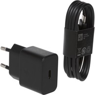 SAMSUNG Punjač USB-C 25W s USB-C kablom, crni