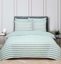ESSENZA Posteljina Marine, 200 x 200 + 2 x 60 x 80 cm, plave pruge
