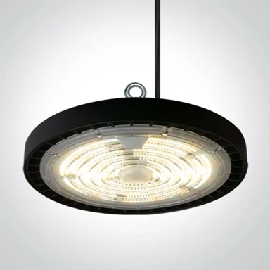 Podesiva industrijska LED visilica, DM63150NB/V, 150 W, CCT, PV, BV, UFO, IP65, 230 V, crna