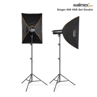 WALIMEX Oprema za fotografiranje Stager 600 HSS Set Double