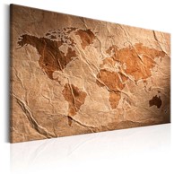Slika Paper Map 120x80