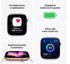 APPLE Pametni sat Watch Series 11 GPS, aluminijsko kućište 46 mm, zlatna, roza sportski remen S/M