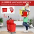 HOMESTAR Kanta za mop s cjedilom, 60 x 27 x 70,5 cm, crvena