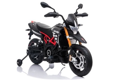 APRILIA Dječji motocikl na akumulator A007, crni