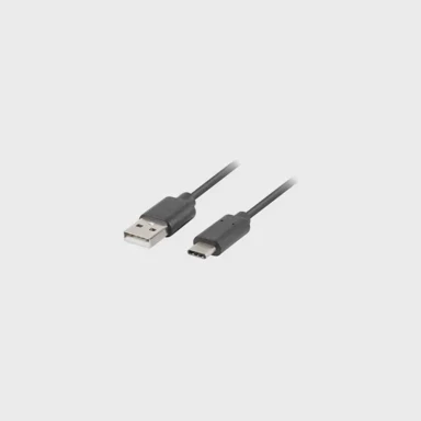 LANBERG Kabel USB CA-USBO-10CU-0005-BK, crni, 0.5m, USB 2.0, USB A na USB C