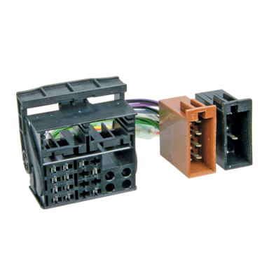 ACV ISO + antena adapter VW FAKRA kontra, za Audi, Seat, Škoda, VW modele
