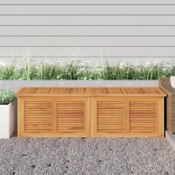 Vrtna kutija za pohranu s vrećom 175x50x53 cm masivna tikovina
