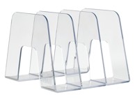 SORTER Stalak za kataloge, prozirno plava
