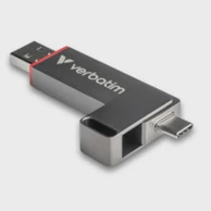 VERBATIM USB stick Dual QuickStick 512 GB, USB-C & USB-A, USB 3.2 Gen 1, 550/500 MB/s