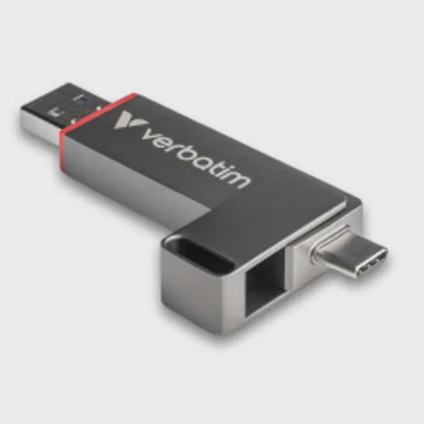 VERBATIM USB stick Dual QuickStick 512 GB, USB-C & USB-A, USB 3.2 Gen 1, 550/500 MB/s