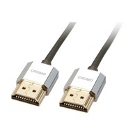 Kabel HDMI s Ethernetom LINDY CROMO Slim High Speed (HDMI cable with Ethernet, 1 m)