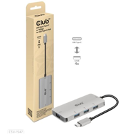 CLUB3D USB čvorište CSV-1547, crno-srebrno