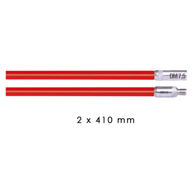RUNPOTEC Fleksibilna šipka RUNPOSTICKS crvena Ø 7,5 mm, 2 × 410 mm