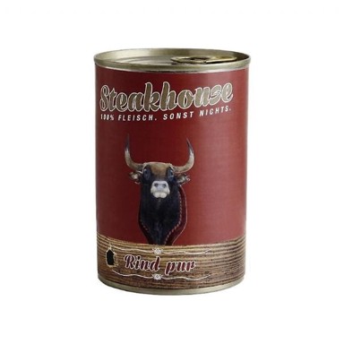 MEAT LOVE Hrana za pse Steakhouse Govedina, konzerva, 400 g