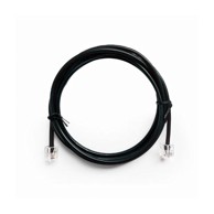 GEMBIRD Telefon kabel, okrugli, 6P4C, 2 m, crni