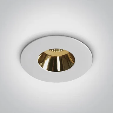 ONE LIGHT White gu10 10w gold reflector dark light dm10105md/w/gl