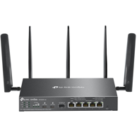TP-LINK Router ER706WP-4G, Wi-Fi 6, Gigabit Ethernet, 4G, crna