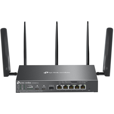 TP-LINK Router ER706WP-4G, Wi-Fi 6, Gigabit Ethernet, 4G, crna