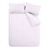 SASSY B Posteljina Stripe Tease 200x200 cm za bračni krevet bijela/ružičasta