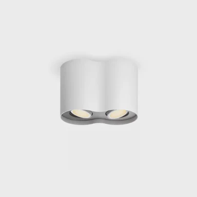 PHILIPS Hue nadgradna svjetiljka Pillar, 2x4,2 W, 2200–6500 K + daljinski, bijela