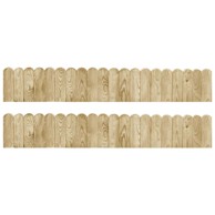 Rolane ograde, 2 kom, 120 cm, impregnirana borovina, zelena