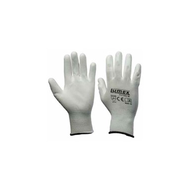 Rukavice zaštitne PU Palm, bijele, 10