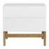 WOODMAN Vitrina za vino u bijelo-prirodnoj boji 75x70 cm Grande