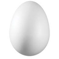 KNORR PRANDELL Ukras od stiropora Jaje, 10 cm bijeli