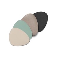 ZELLER Podmetači za čaše metalic 10x12 cm, svjetlosmeđi