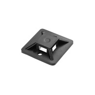ORNO Samoljepljivi nosač za kabelske vezice 30 x 30 mm 50 kom, crni