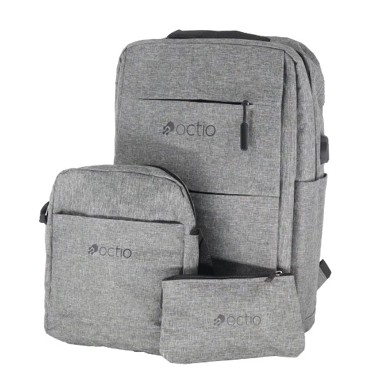 OCTIO Ruksak Essentials MultiPack za laptop 15.6'', sivi