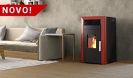 ALFA-PLAM Peć na pelet Alfa Commo 12 Etaž, crvena