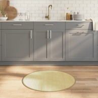 Okrugli tepih, svijetli, 80 cm, od bambusa