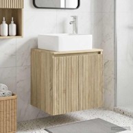 Umivaonik s policom, sonoma hrast, 49,5 x 41 x 63 cm