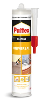 PATTEX Univerzalni silikon Pro transparentni 280 ml