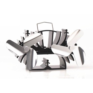 TURBO FAN Ventilator za kamin 636N, 2 propelera, 3 lopatice, nikl