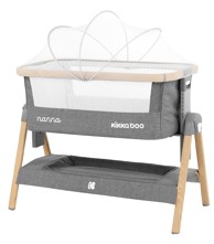 KIKKA BOO Krevetić Nanna, tamno sivi
