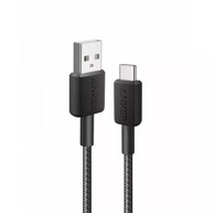 ANKER USB-A na USB-C pleteni kabel 322, crni, 1.8m
