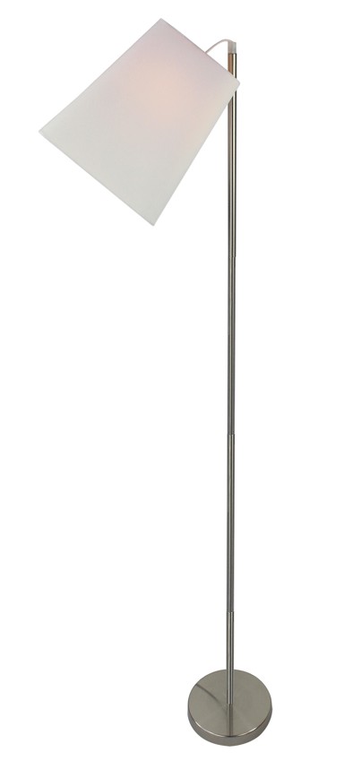 Dekorativna podna lampa LF6500, nikl bijela