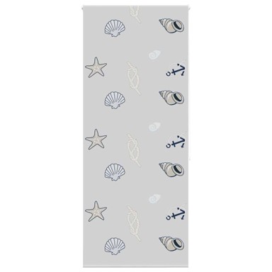 Rolo zavjesa za tuš, 100x240 cm, morska zvijezda