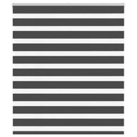 Zavjesa zebra crna 130x150 cm širina tkanine 125,9 cm poliester