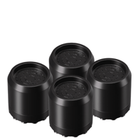 NIKCORP Antivibracijski podlošci za perilicu rublja i namještaj 4 kom protuklizni s vakuumskim čepovima, crna