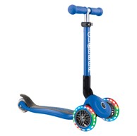 GLOBBER Romobil Junior svjetleći kotači, sklopivi, plavi