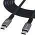 WOZINSKY Thunderbolt 4 USB-C kabel, 240 W, 4K, 1,5 m, crni
