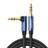 UGREEN Kutni AUX audio kabel 2x 3,5 mm mini jack, 1 m, plavi