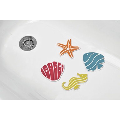 TENDANCE Set min naljepnica za kadu, ribica, morska zvijezda, morski konjic, školjka 4/1