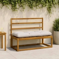 Jastučići za klupu Vianen 2 kom 110 x 50 x 12 cm od poliestera, bijeli