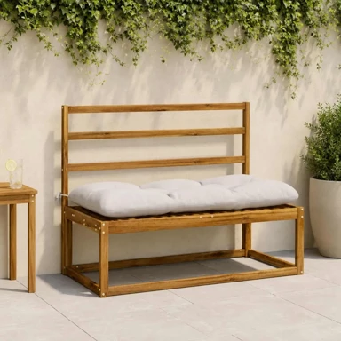 Jastučići za klupu Vianen 2 kom 110 x 50 x 12 cm od poliestera, bijeli