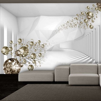 Foto tapeta Diamond Corridor (Grey) 350x245